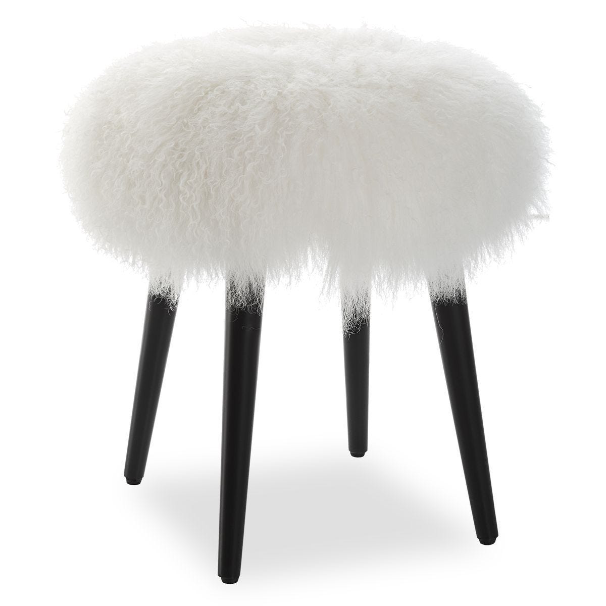 Wooly Accent Stool – Furniture by Uttermost | Sutter & Vale