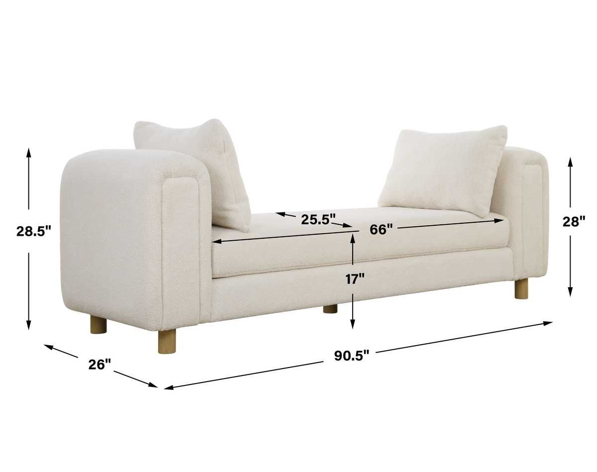 Repose Oversized Bench – Furniture by Uttermost | Sutter & Vale