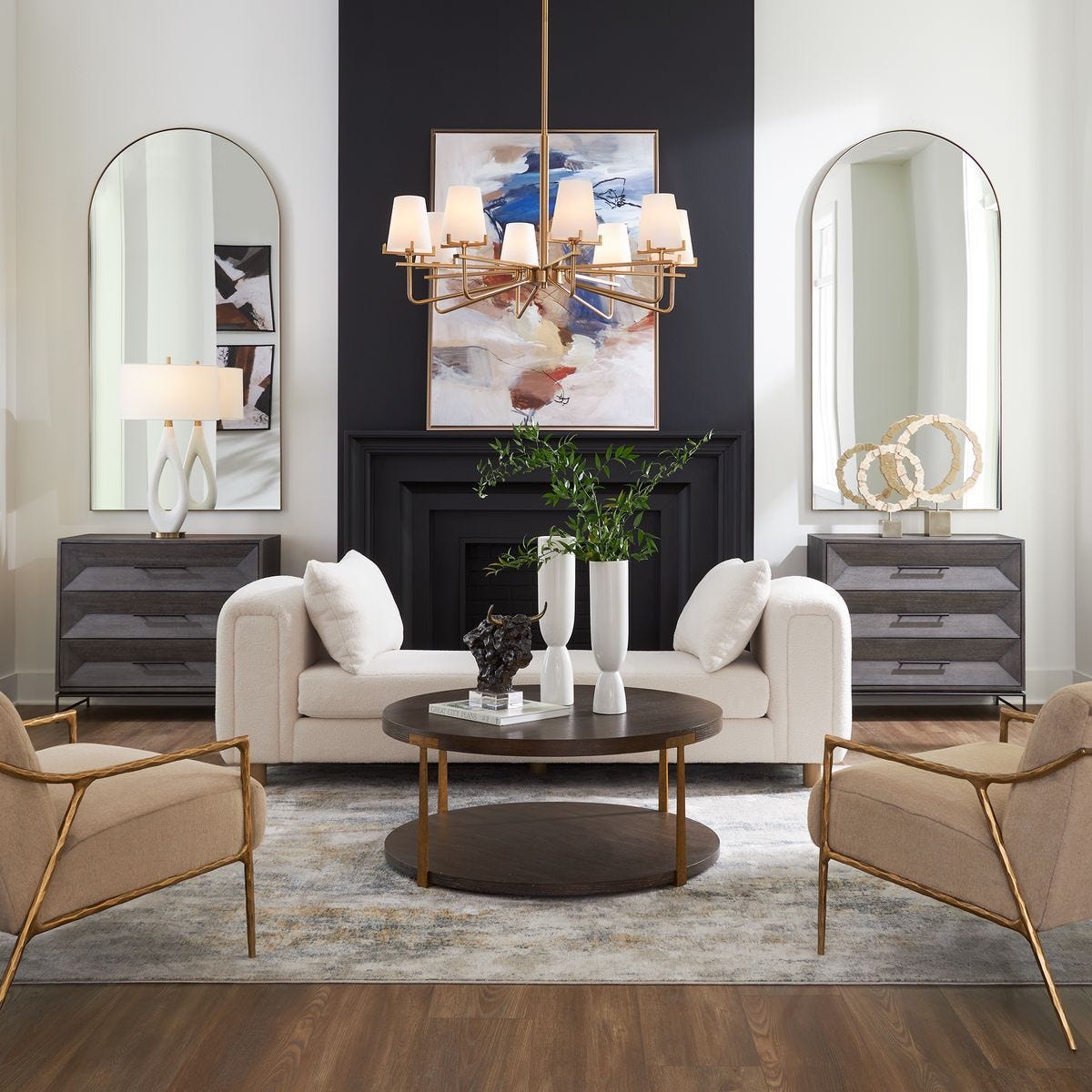 Repose Oversized Bench – Furniture by Uttermost | Sutter & Vale