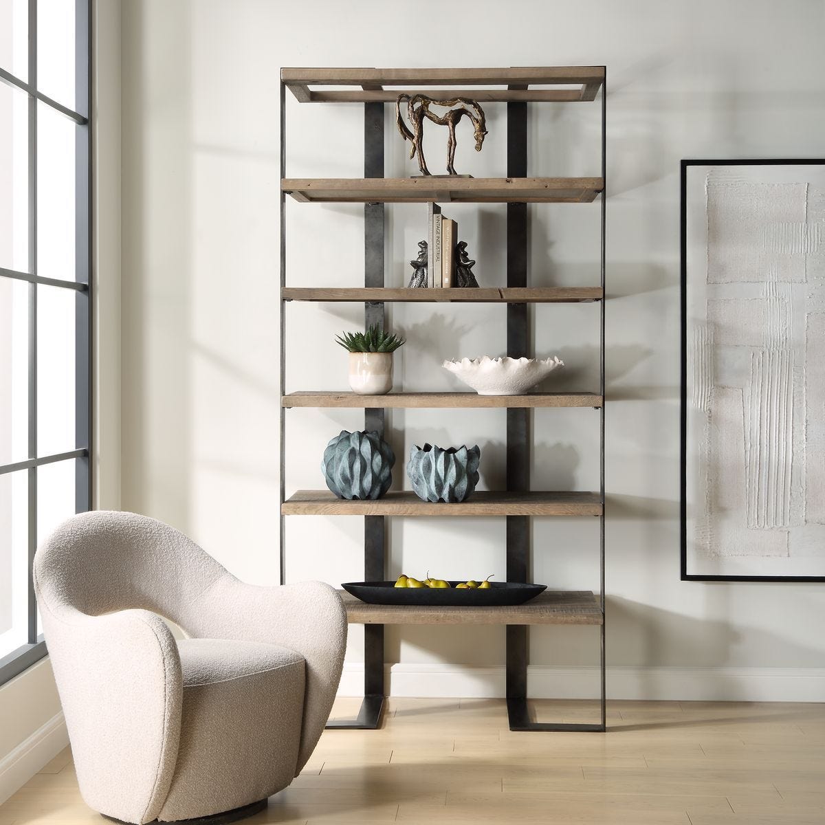 Wander Swivel Chair – Furniture by Uttermost | Sutter & Vale