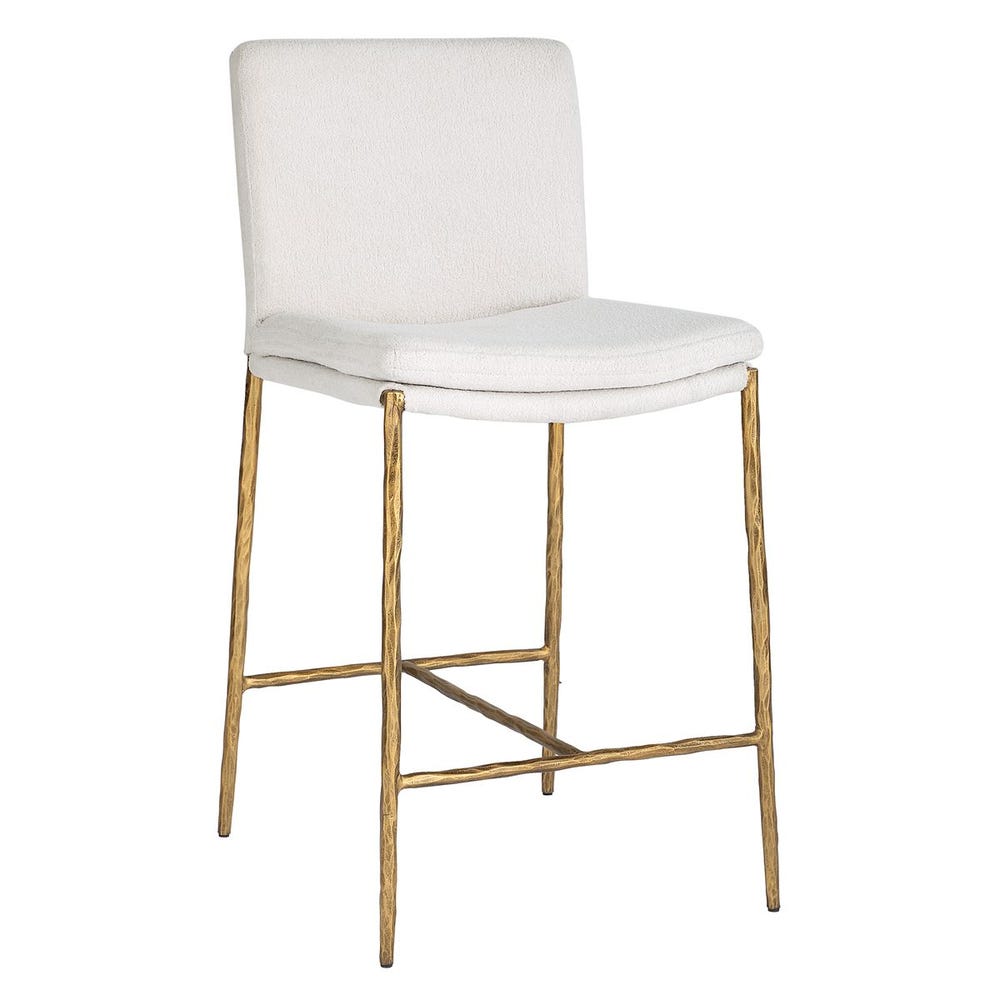 Ascend Counter Stool, White