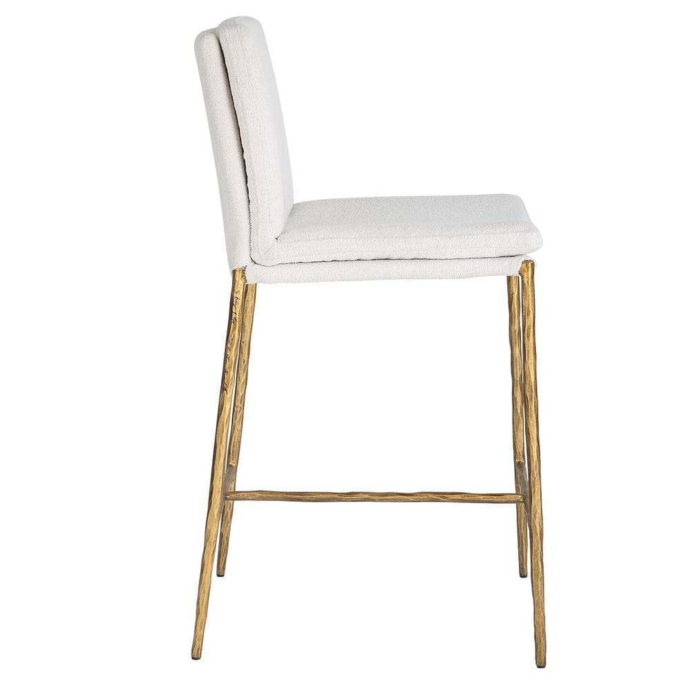Ascend Counter Stool, White