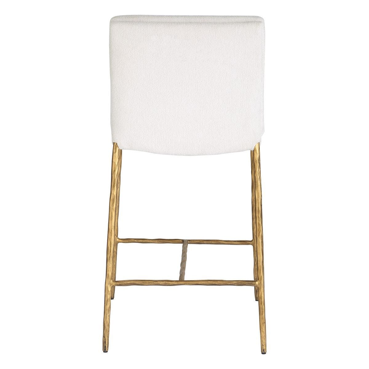 Ascend Counter Stool, White – Furniture by Uttermost | Sutter & Vale