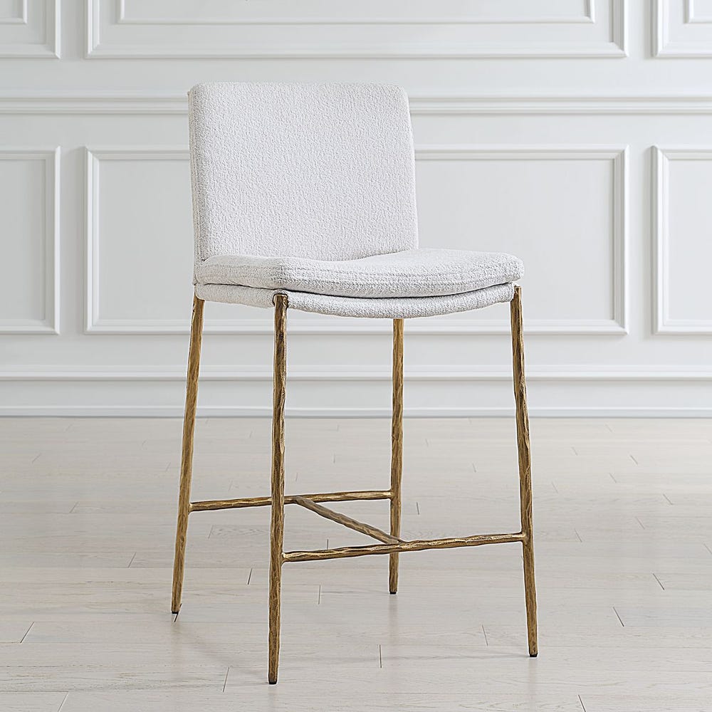 Ascend Counter Stool, White