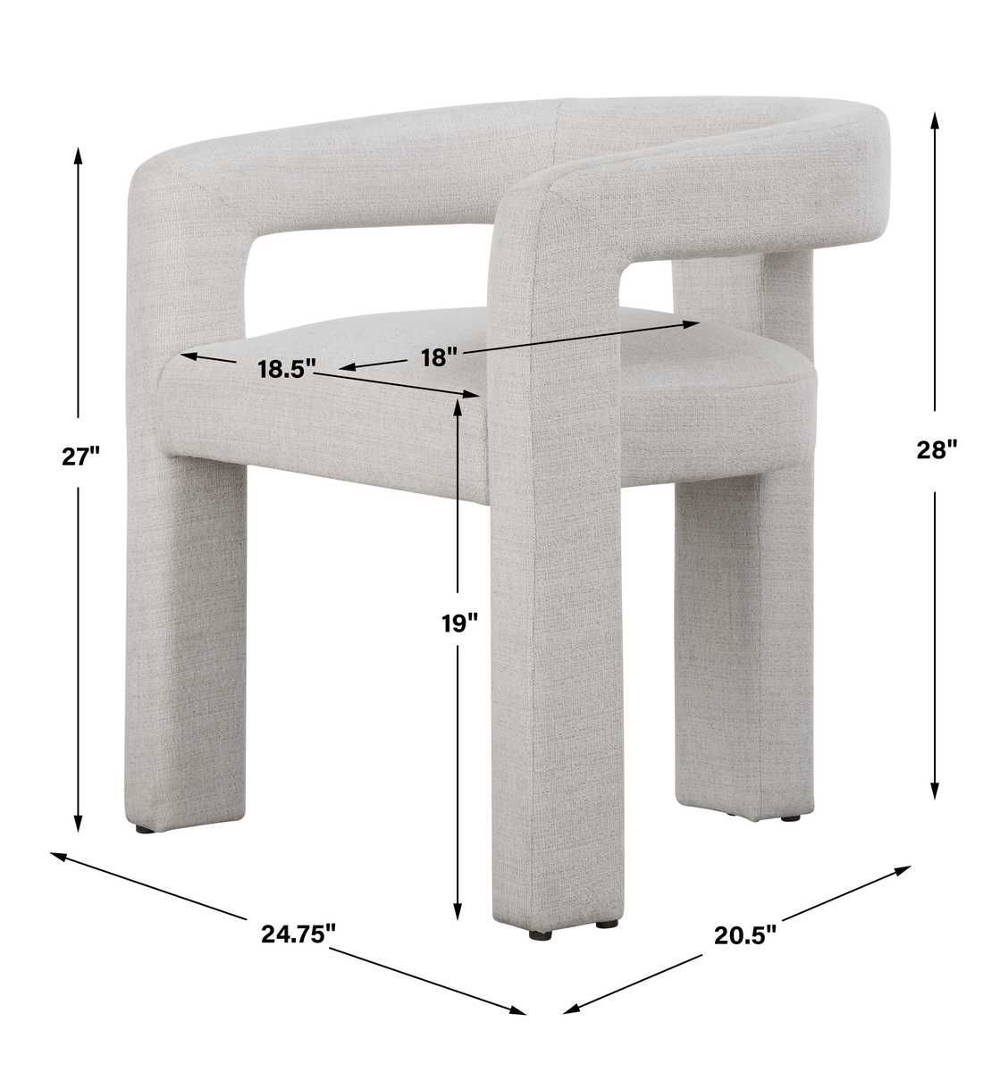 Perspective Dining Chair – Furniture by Uttermost | Sutter & Vale