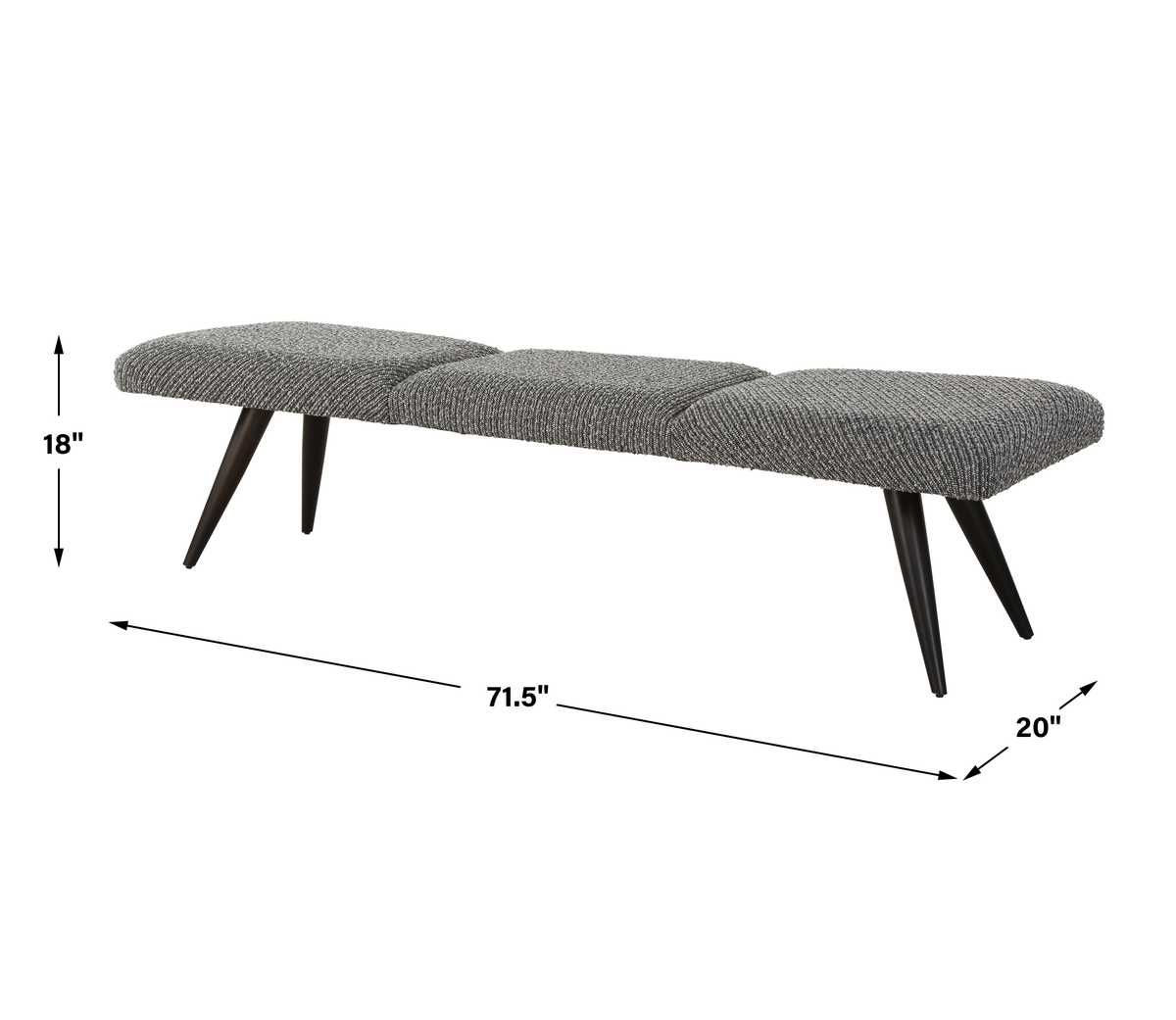 Bowtie Bench – Furniture by Uttermost | Sutter & Vale