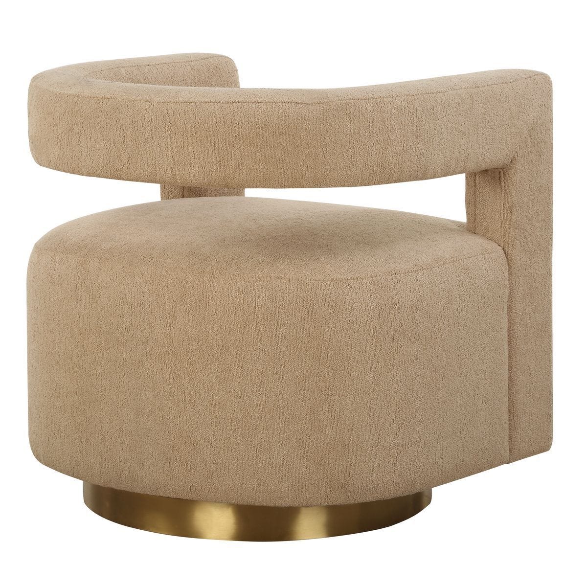 Grounded Swivel Chair – Furniture by Uttermost | Sutter & Vale