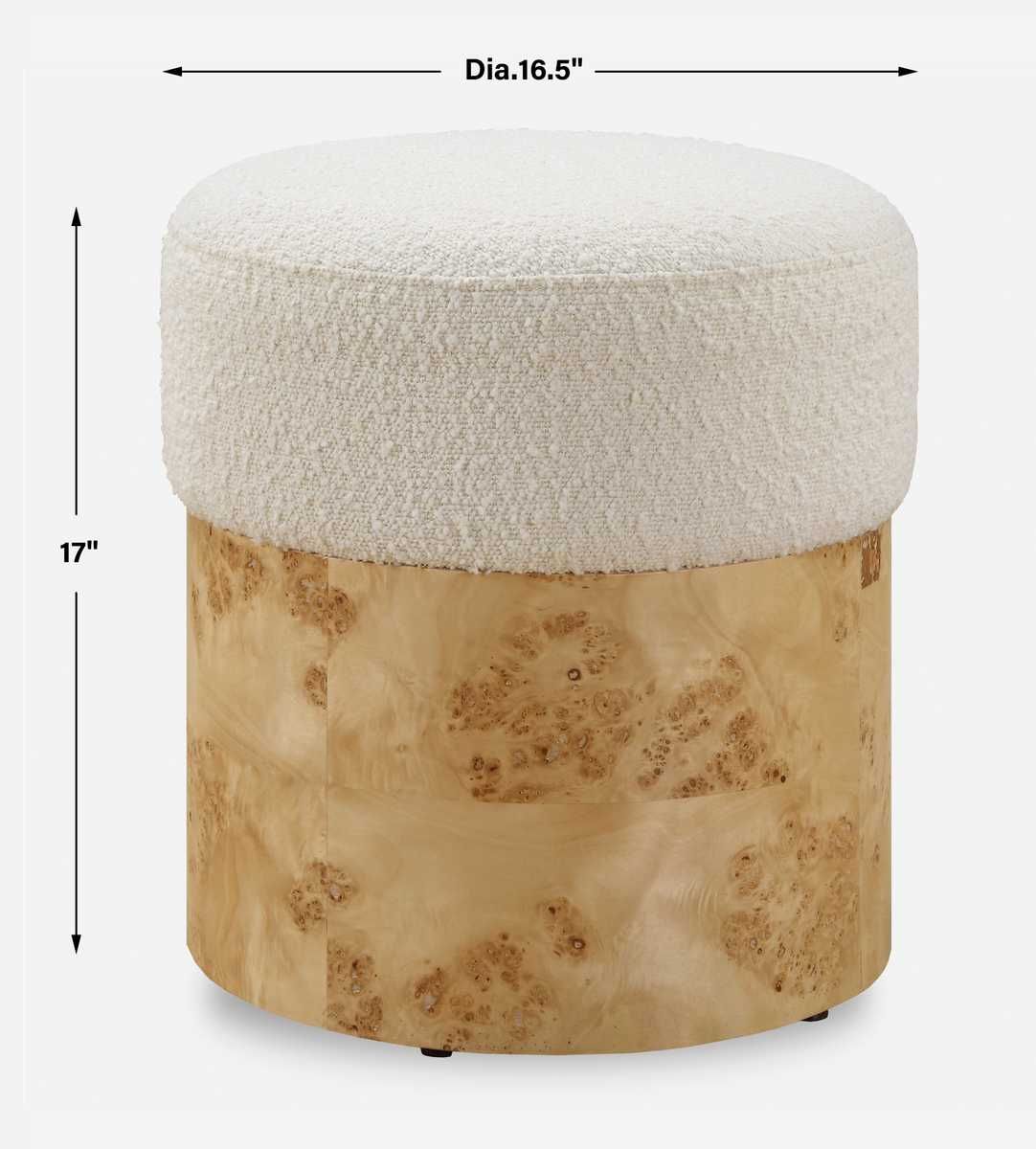 Swirls Ottoman – Furniture by Uttermost | Sutter & Vale