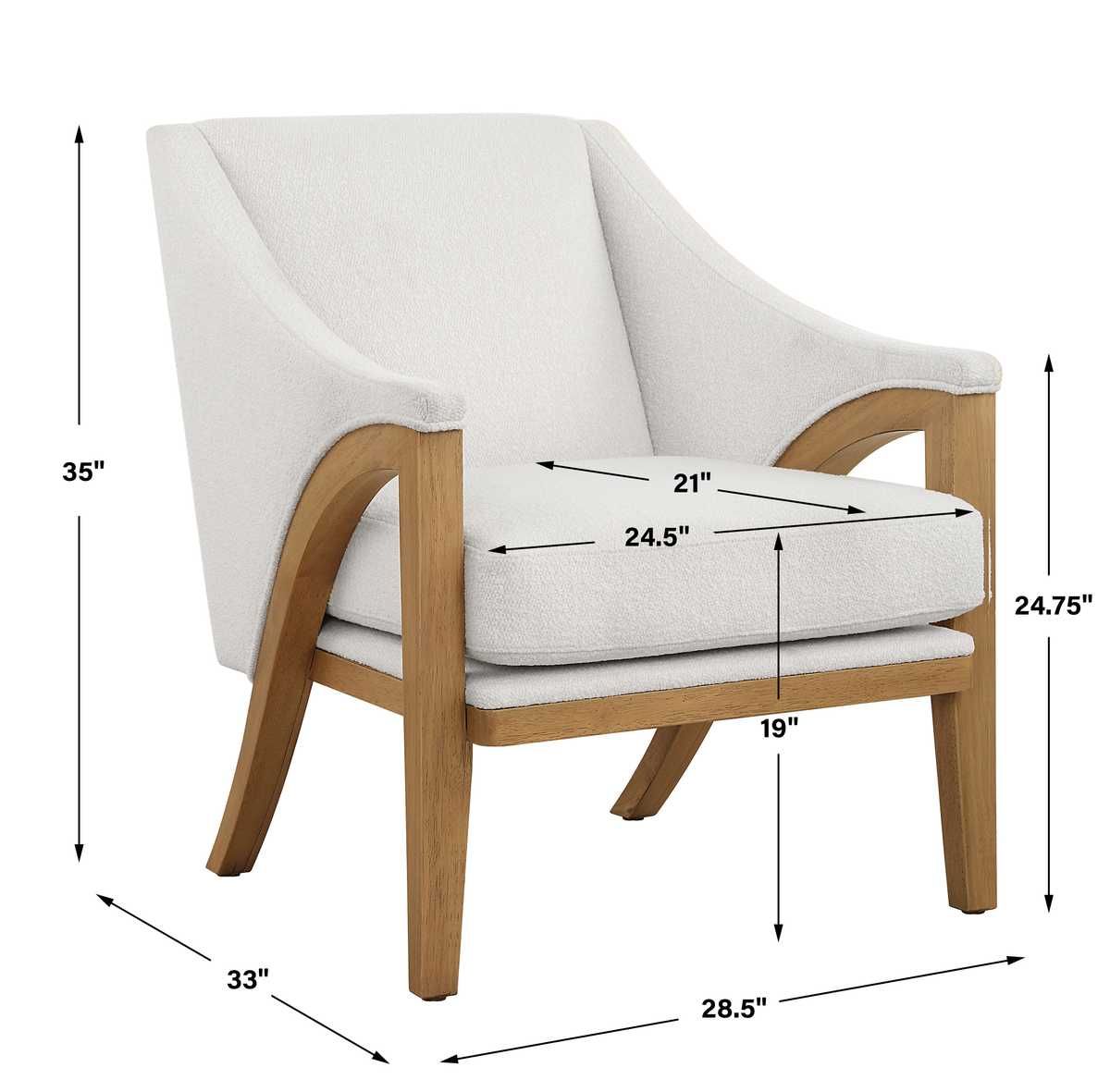 Evolve Accent Chair – Furniture by Uttermost | Sutter & Vale
