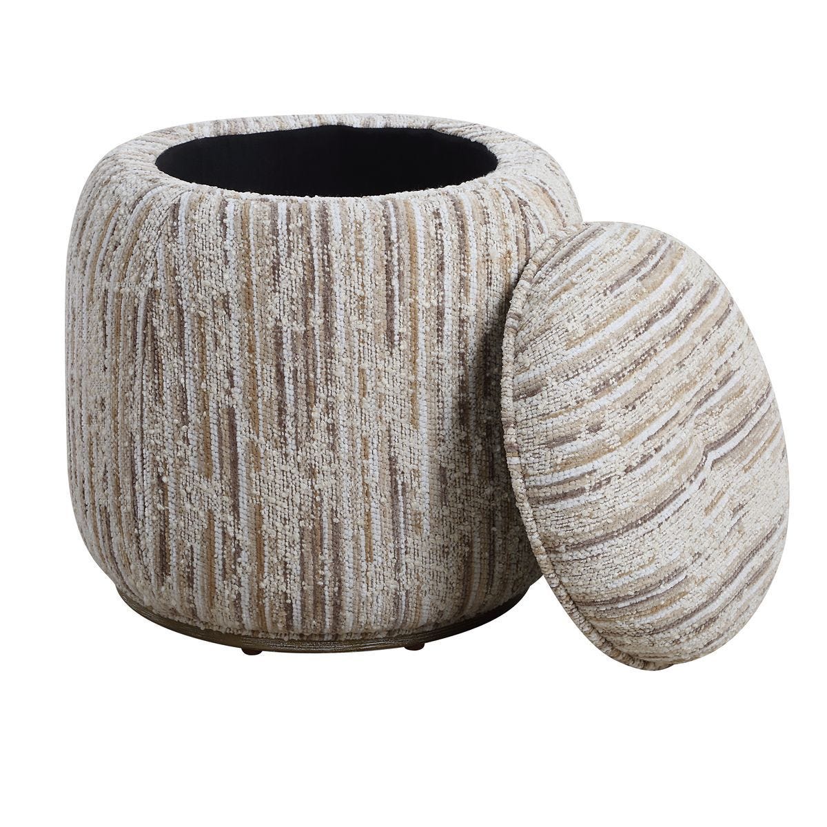 Dialogue Ottoman, Tan – Furniture by Uttermost | Sutter & Vale
