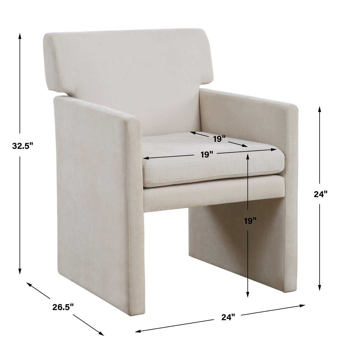 Colette Dining Chair – Furniture by Uttermost | Sutter & Vale