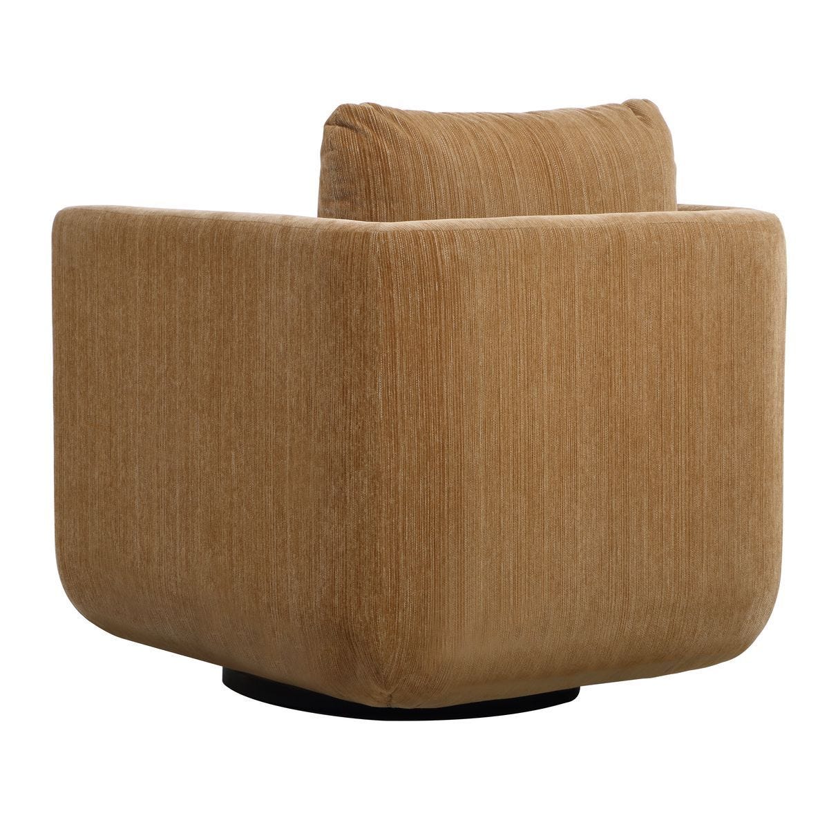 Abound Swivel Chair, Ginger – Furniture by Uttermost | Sutter & Vale
