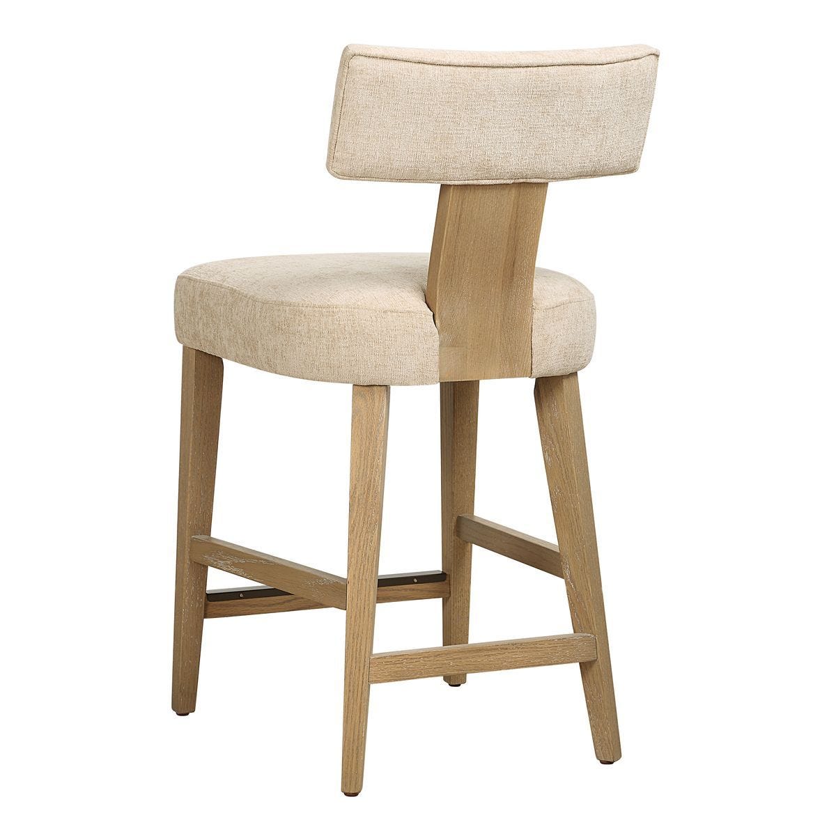 Elysian Counter Stool, Sand – Furniture by Uttermost | Sutter & Vale