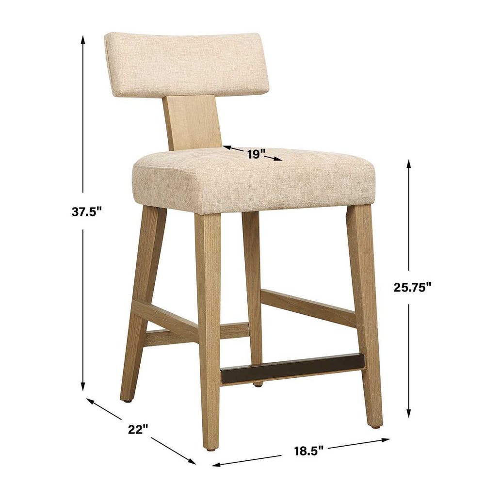 Elysian Counter Stool, Sand