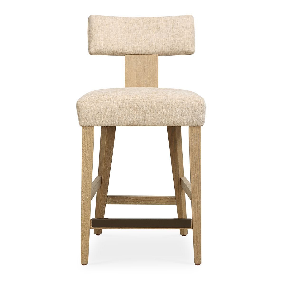 Elysian Counter Stool, Sand – Furniture by Uttermost | Sutter & Vale