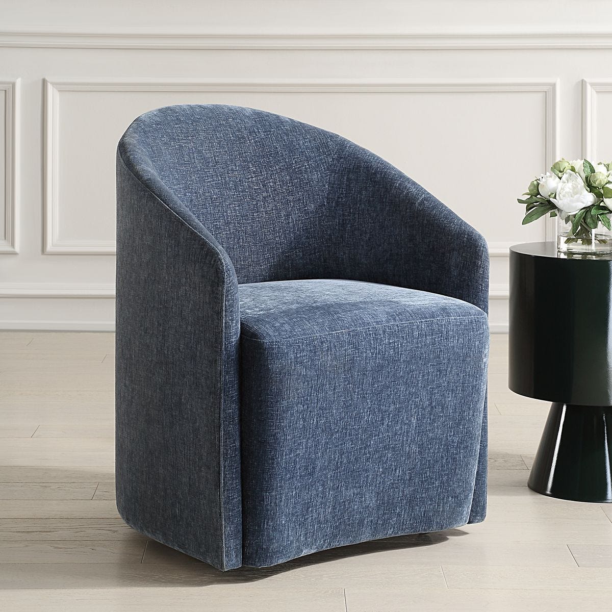 Harbor Dining Chair, Blue – Furniture by Uttermost | Sutter & Vale