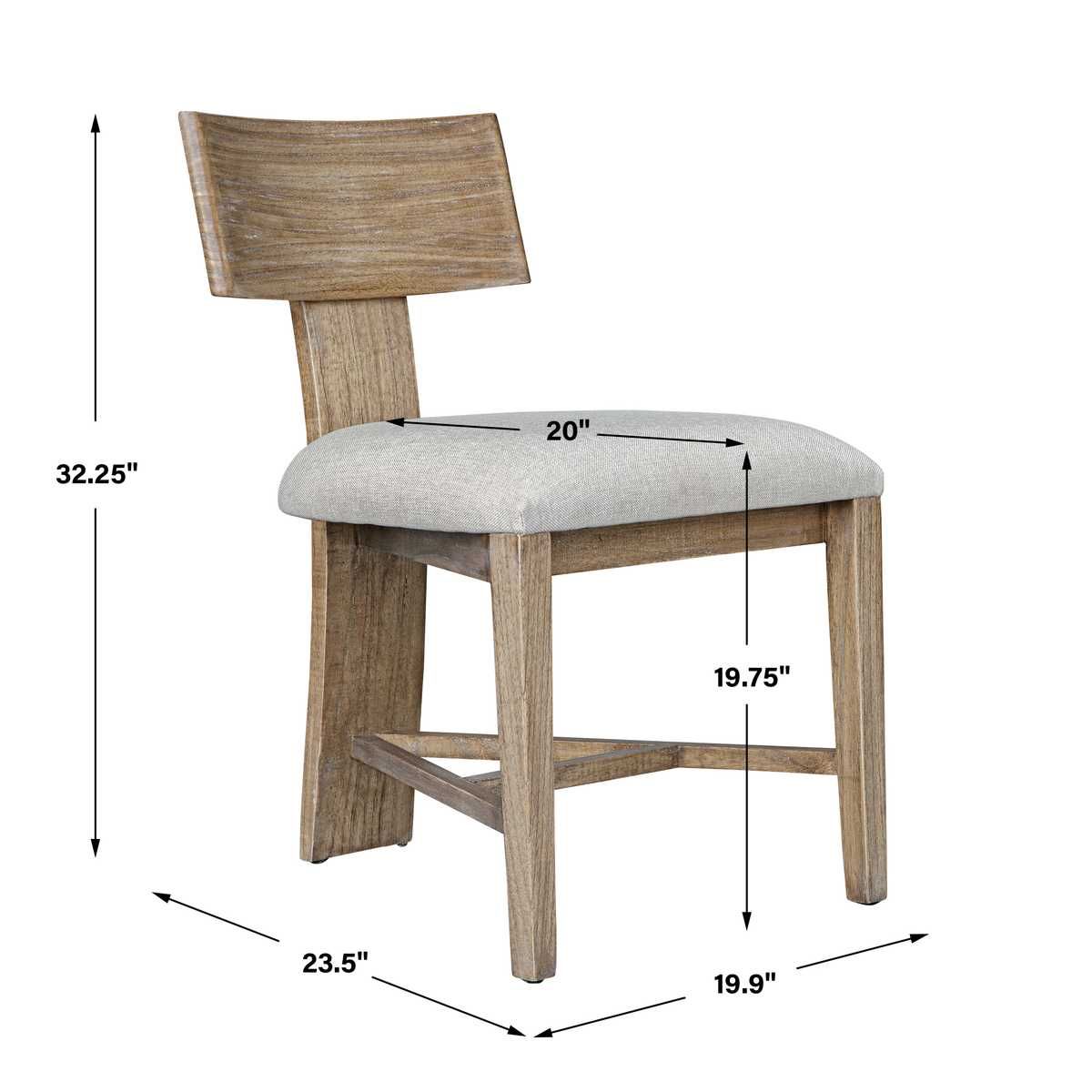 Rowan Dining Chair, 2 PER BOX, PRICED EACH – Furniture by Uttermost | Sutter & Vale