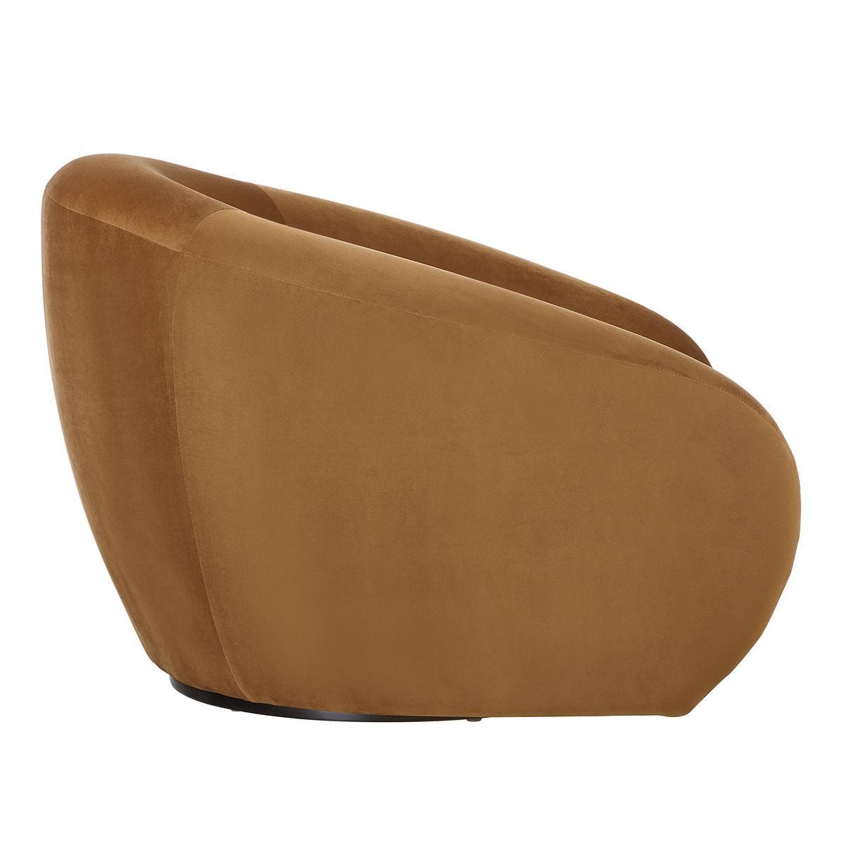 DeSoto Swivel Chair, Hazlenut – Furniture by Uttermost | Sutter & Vale