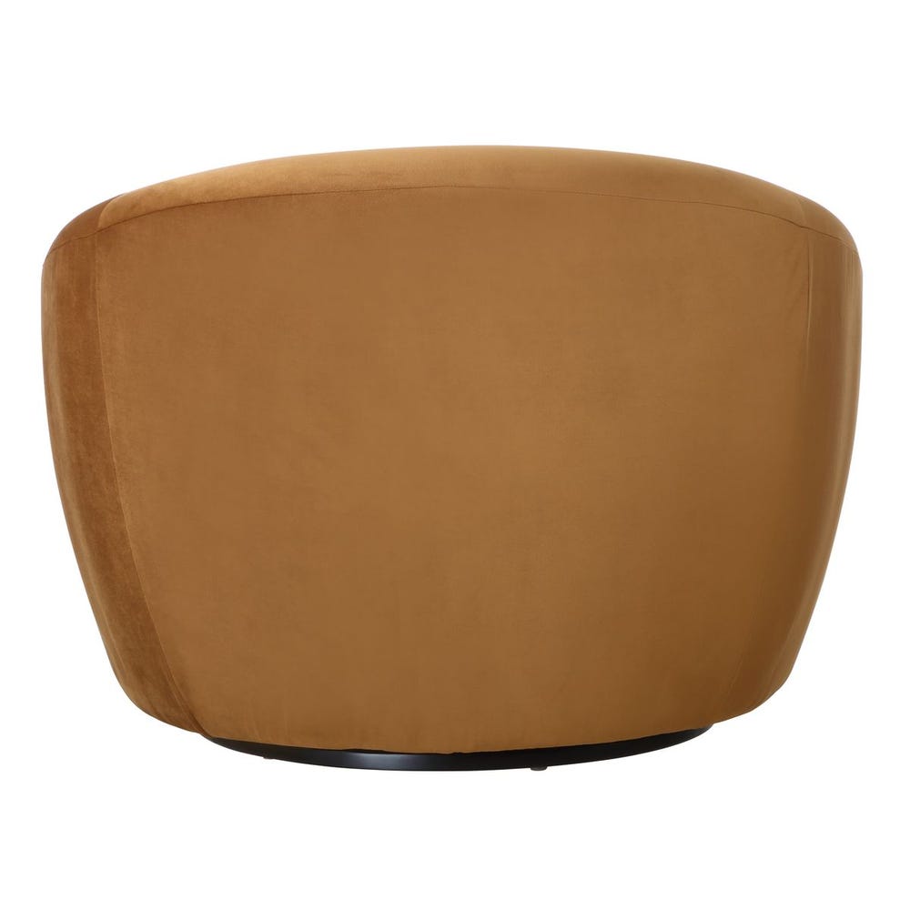 DeSoto Swivel Chair, Hazlenut