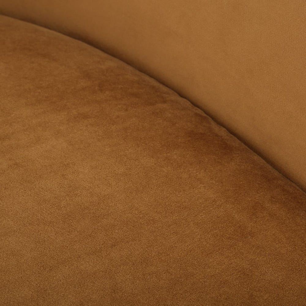 DeSoto Swivel Chair, Hazlenut