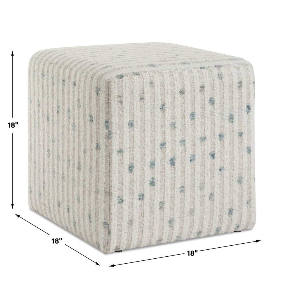 Joie Ottoman, Sea Blue