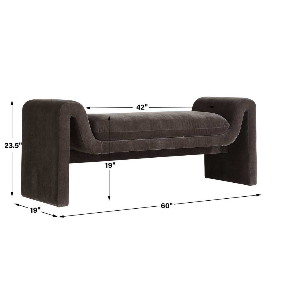 Manson Bench, Charcoal