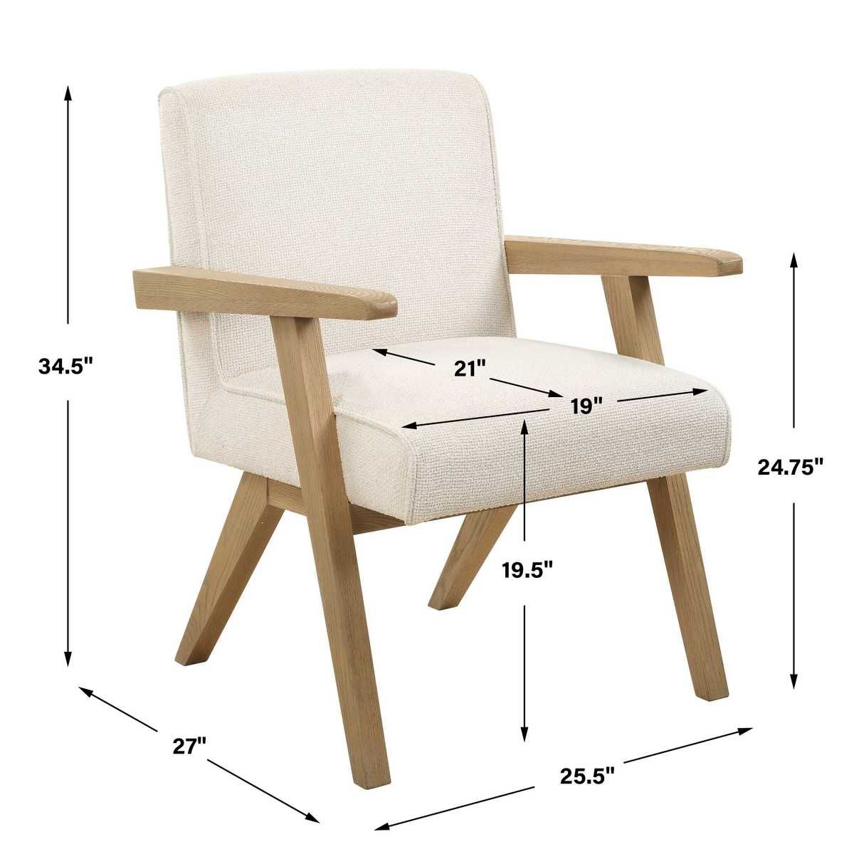 Blakely Dining Arm Chair – Furniture by Uttermost | Sutter & Vale