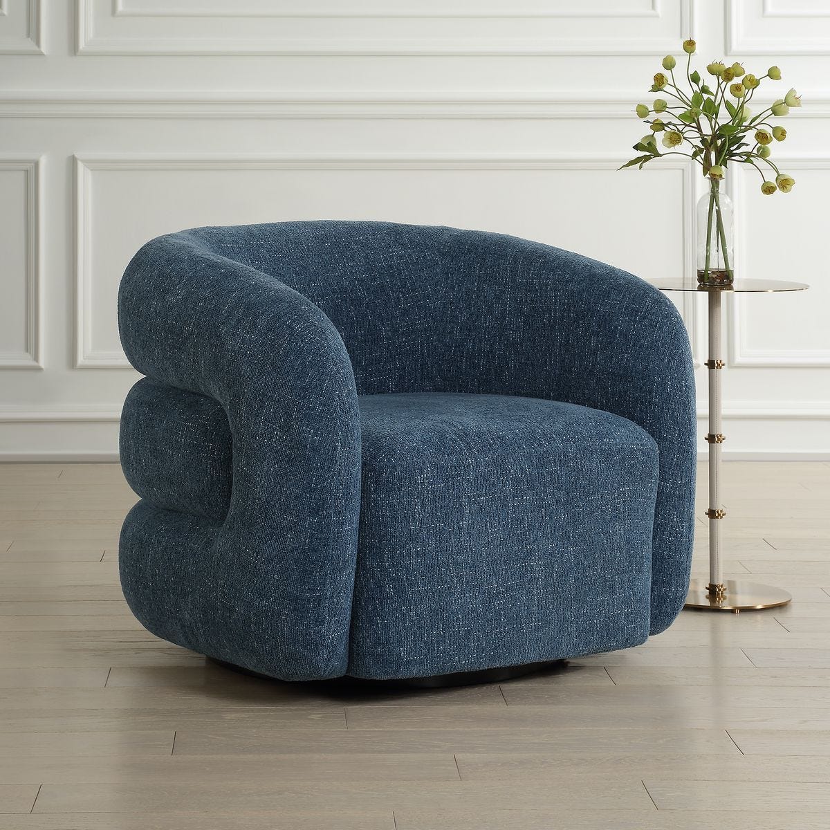 Junie Swivel Chair – Furniture by Uttermost | Sutter & Vale