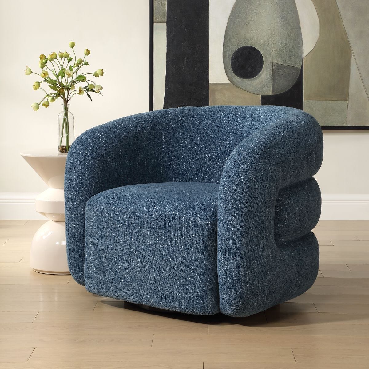Junie Swivel Chair – Furniture by Uttermost | Sutter & Vale