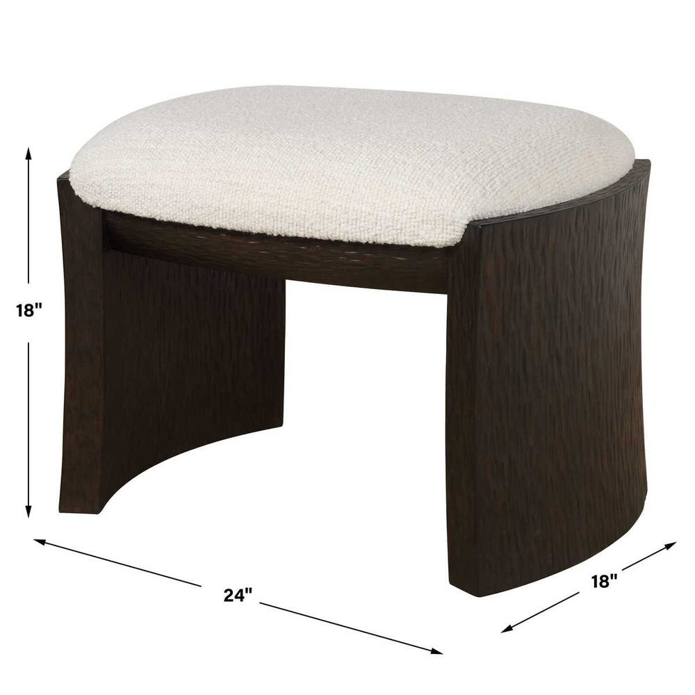 Port Small Bench, Walnut