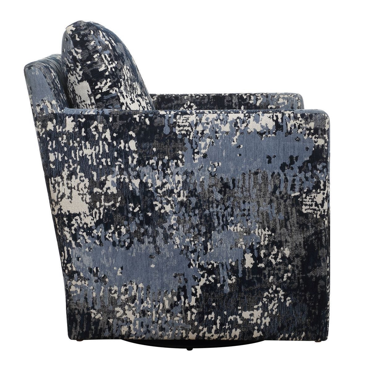 Tisdell Swivel/Glider, Indigo – Furniture by Uttermost | Sutter & Vale