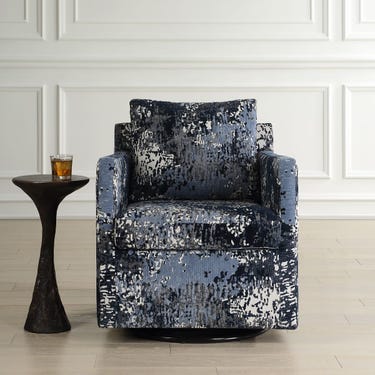Tisdell Swivel/Glider, Indigo