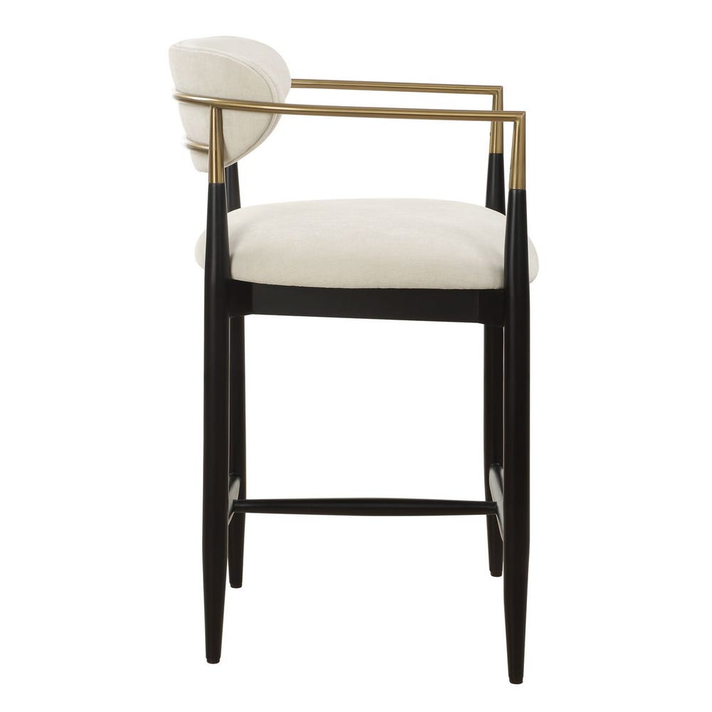 Moxie Counter Stool, Black