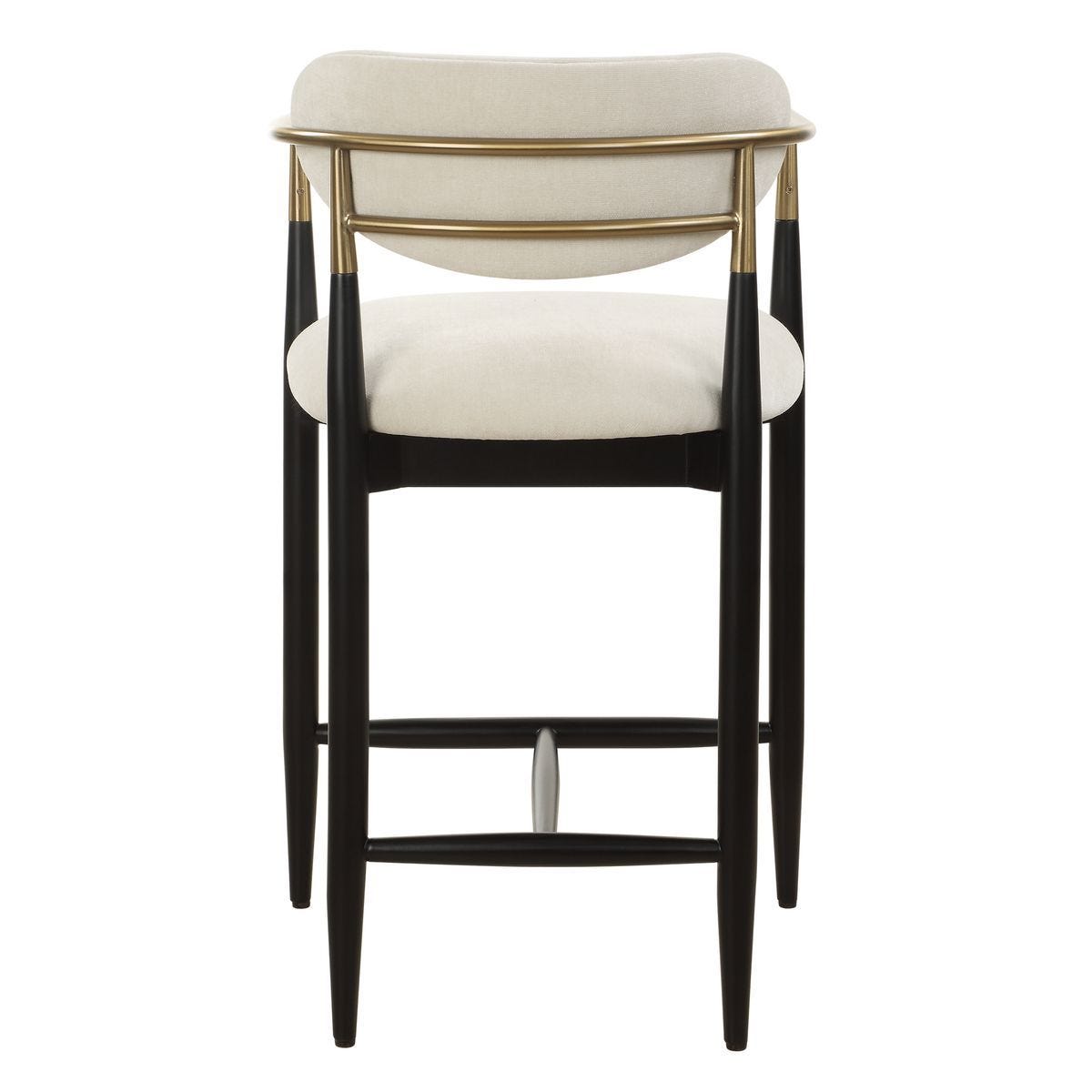 Moxie Counter Stool, Black – Furniture by Uttermost | Sutter & Vale