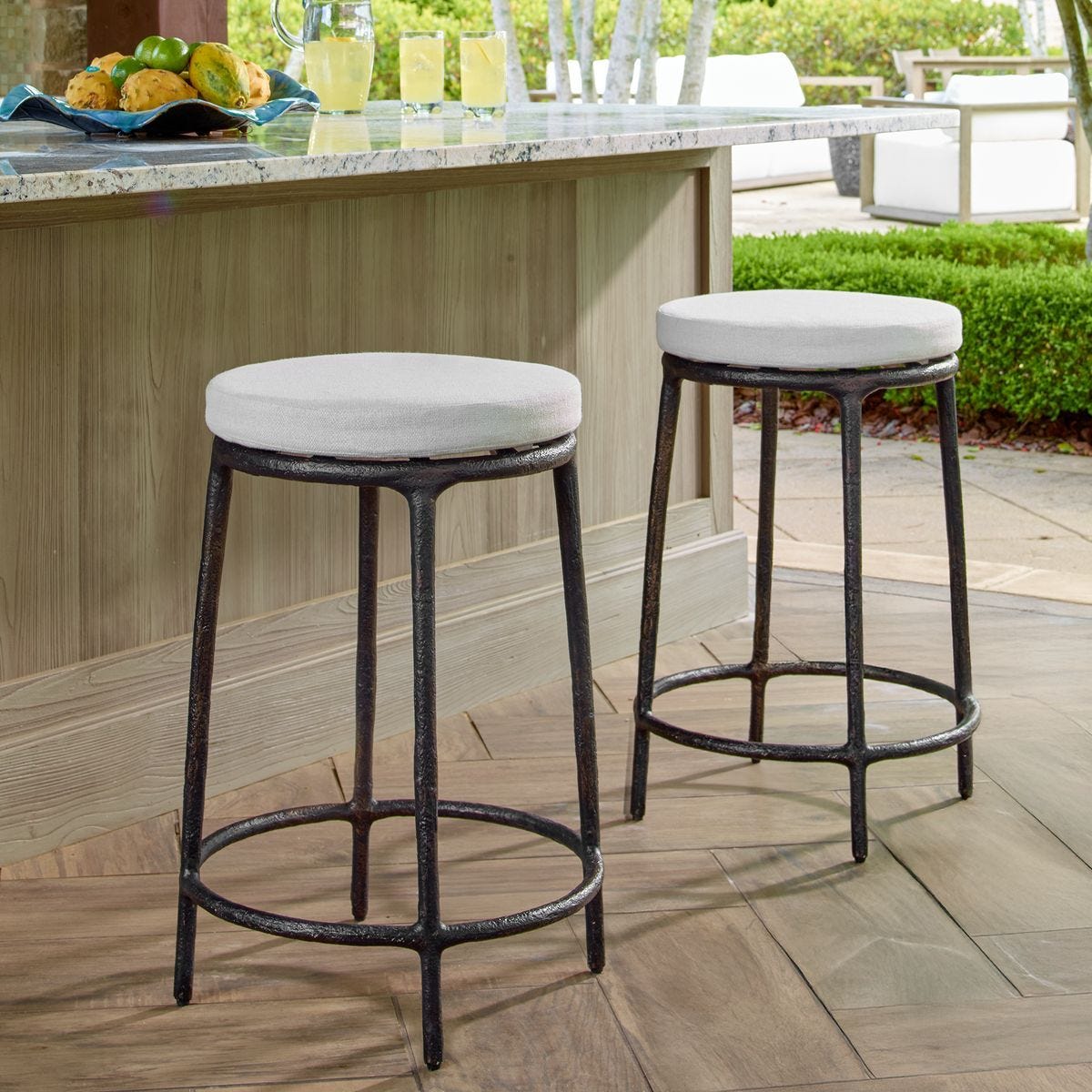 Thayer Outdoor Counter Stool – Furniture by Uttermost | Sutter & Vale