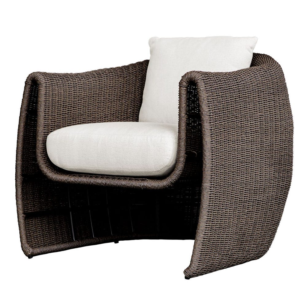 Tropic Outdoor Lounge Chair, Mocha