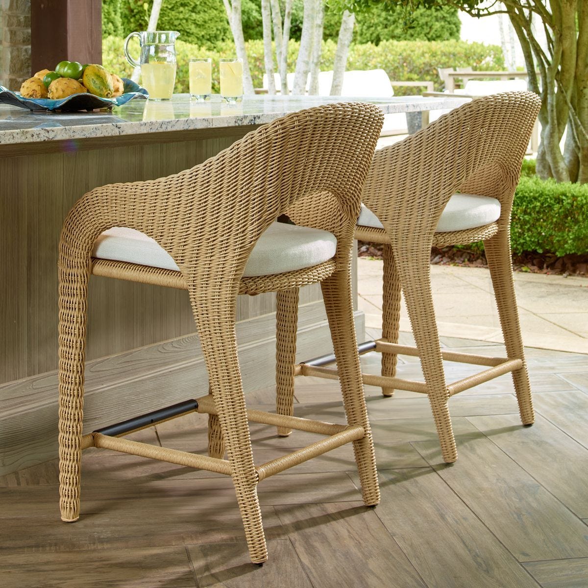 Kavali Outdoor Counter Stool – Furniture by Uttermost | Sutter & Vale