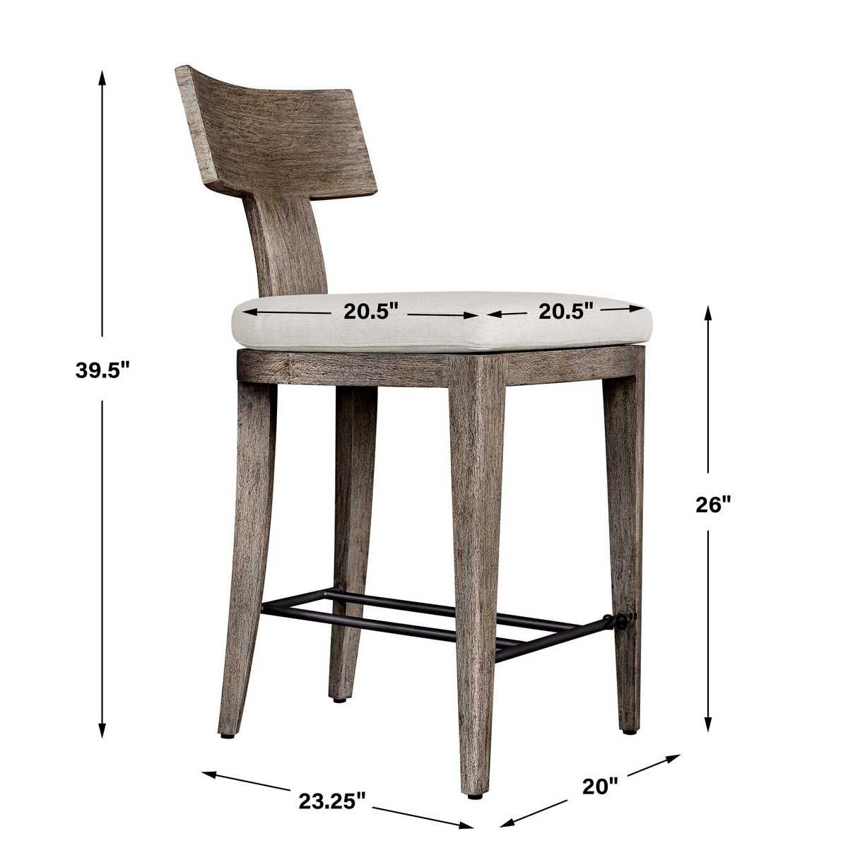 Cellini Outdoor Counter Stool – Furniture by Uttermost | Sutter & Vale