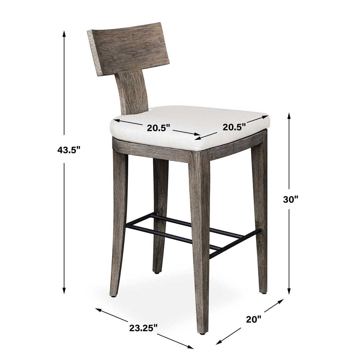 Cellini Outdoor Bar Stool – Furniture by Uttermost | Sutter & Vale