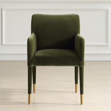 Conifer Dining Arm Chair, Moss