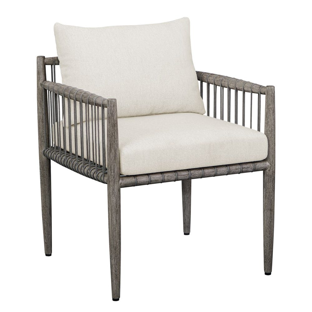 Borneo Outdoor Dining Chair, Oyster