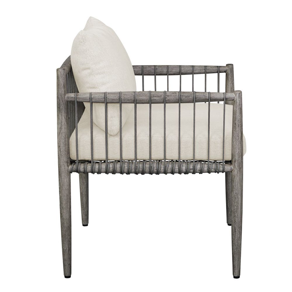 Borneo Outdoor Dining Chair, Oyster