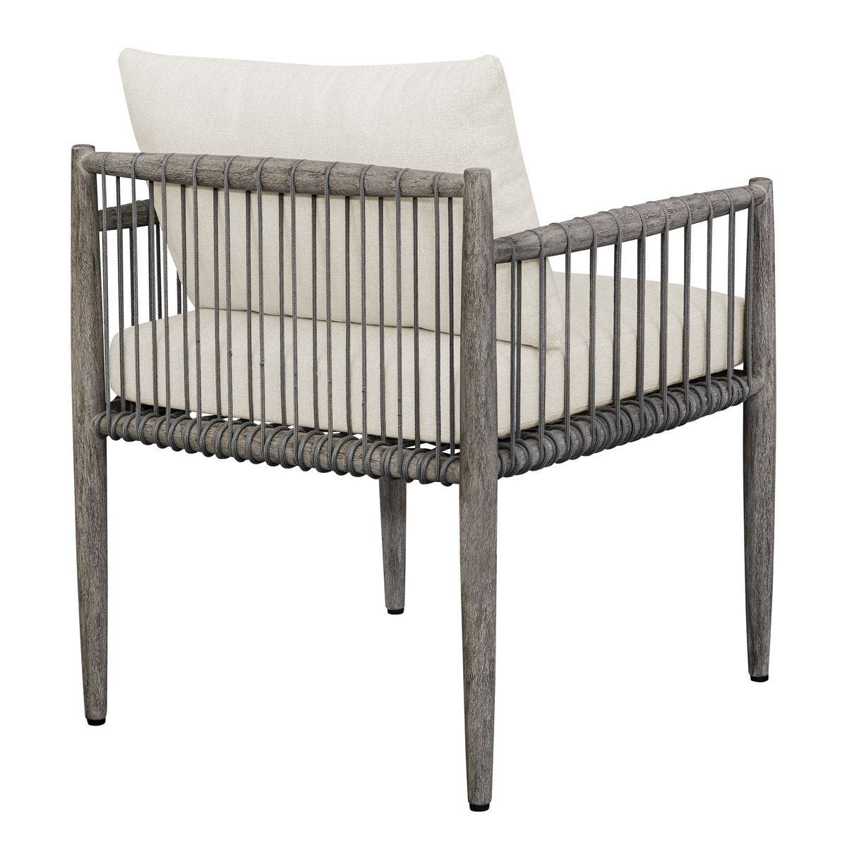 Borneo Outdoor Dining Chair, Oyster – Furniture by Uttermost | Sutter & Vale