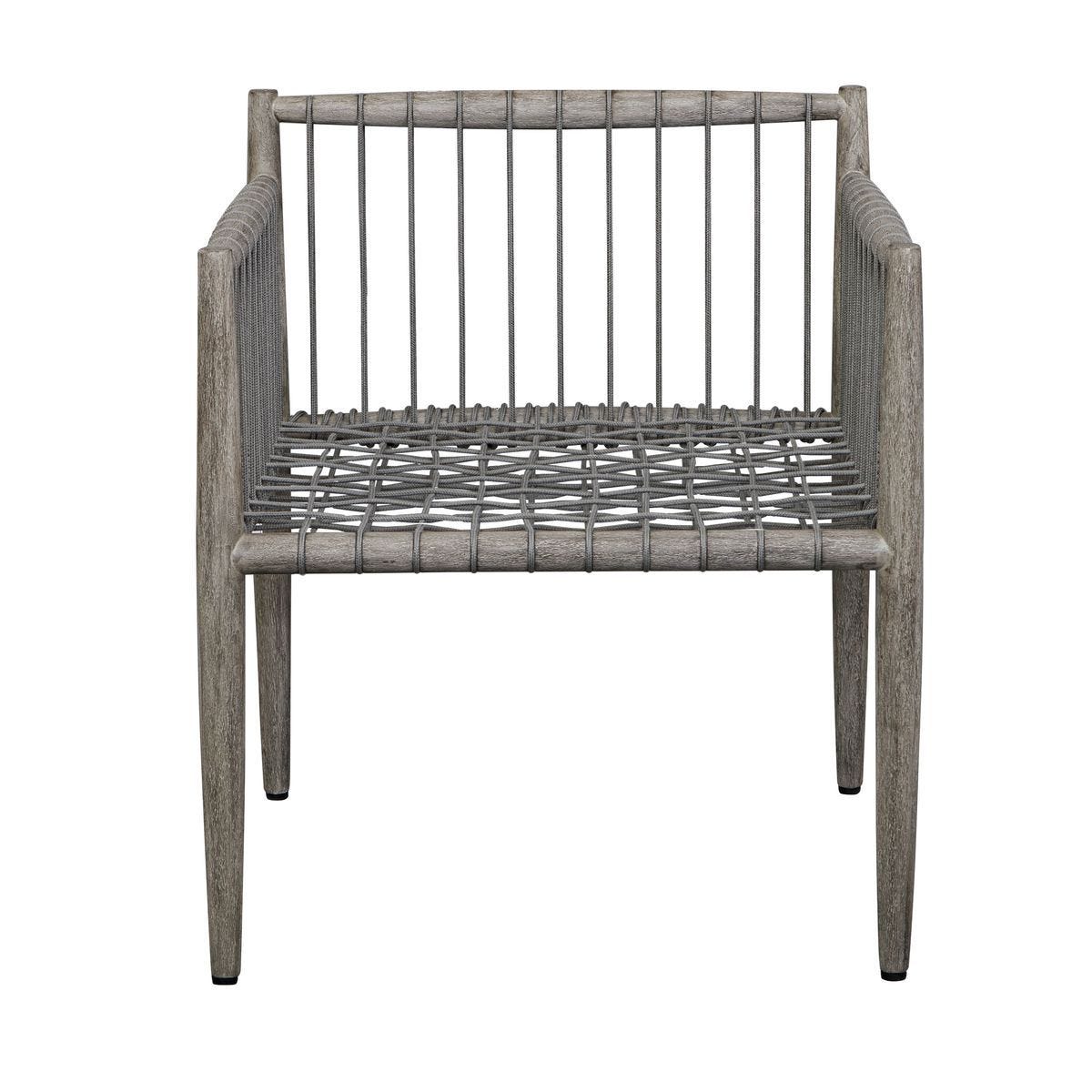 Borneo Outdoor Dining Chair, Oyster – Furniture by Uttermost | Sutter & Vale
