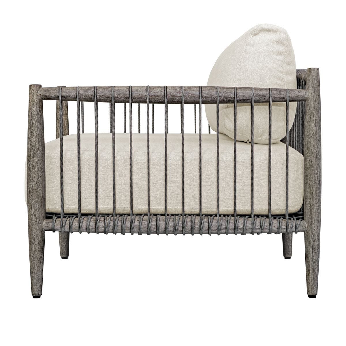 Borneo Outdoor Lounge Chair, Oyster