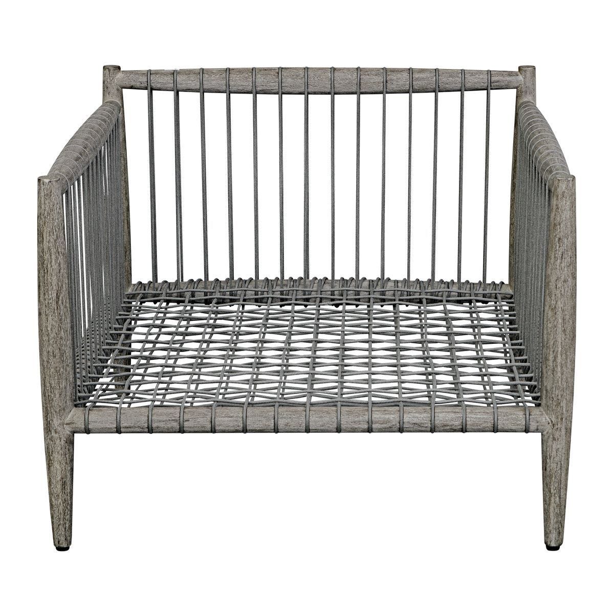 Borneo Outdoor Lounge Chair, Oyster by Uttermost