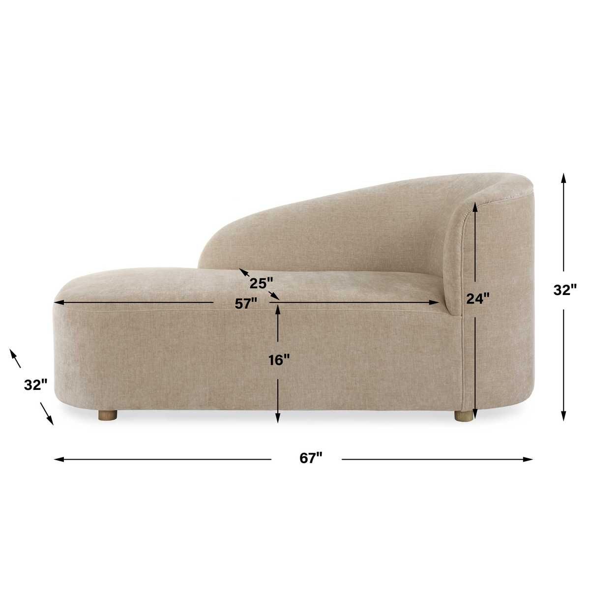 Fae Arm Chaise Lounge – Furniture by Uttermost | Sutter & Vale