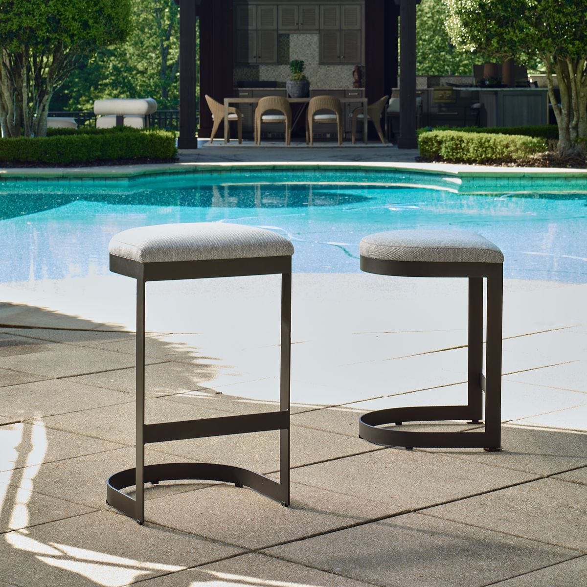 Maude Outdoor Bar Stool – Furniture by Uttermost | Sutter & Vale