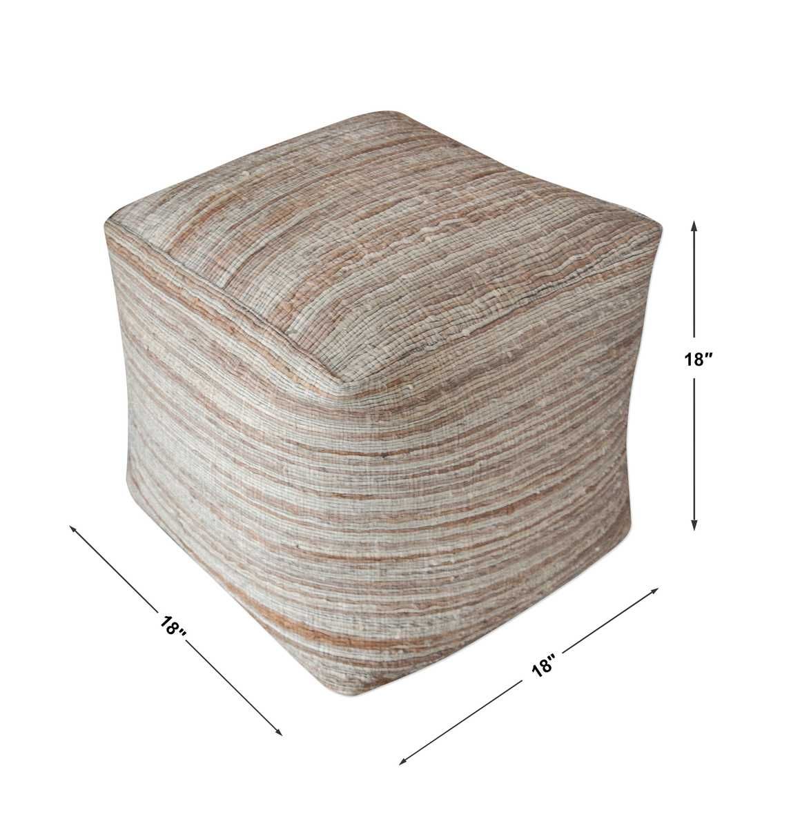 Shiro Pouf – Furniture by Uttermost | Sutter & Vale