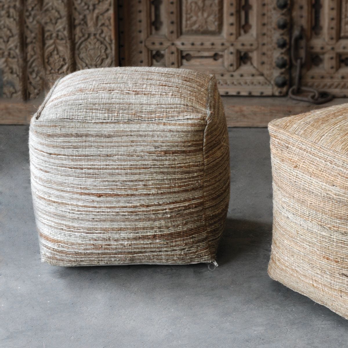 Shiro Pouf – Furniture by Uttermost | Sutter & Vale
